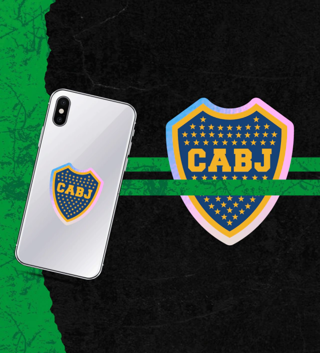 Escudo Boca Tornasolado