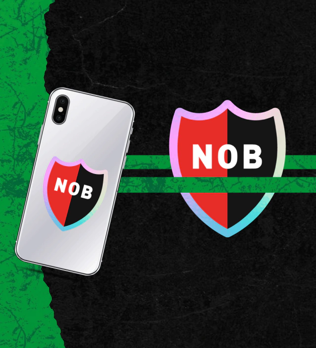 Escudo Newells Tornasolado